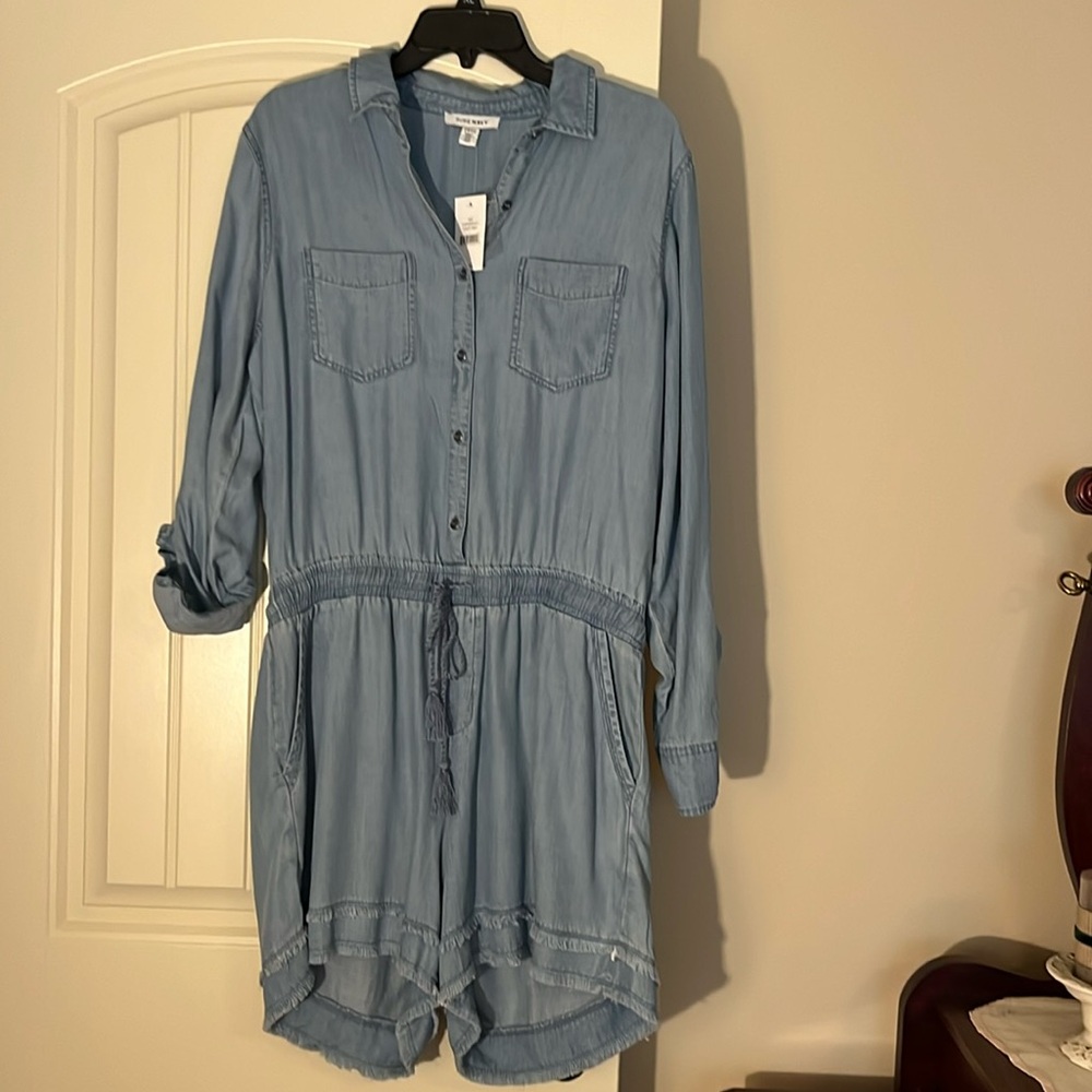 Chambray Romper